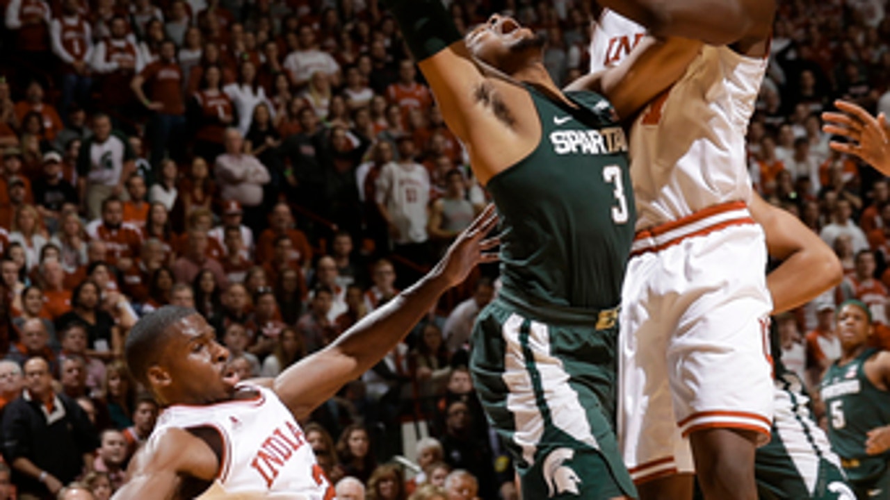 Blackmon's big night helps Hoosiers hold off Michigan St. (Jan 21, 2017)